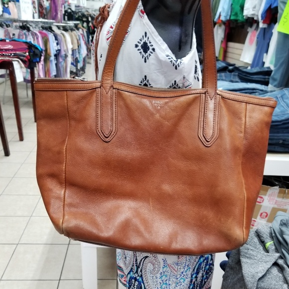 fossil vintage leather bag